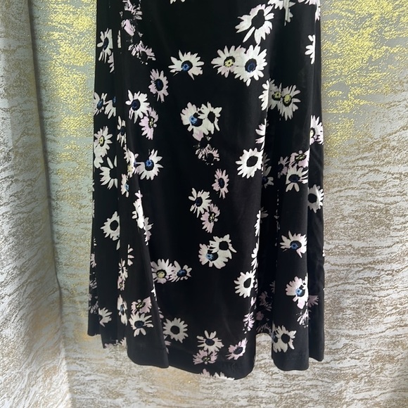 American Eagle Outfitters Black Floral Tunic Mini Dress Size XL - Picture 5 of 13